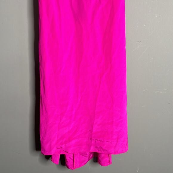 Boulee Hot Pink Slip Dress With Spaghetti Straps & Sweetheart Neck Size 0 - Picture 2 of 8